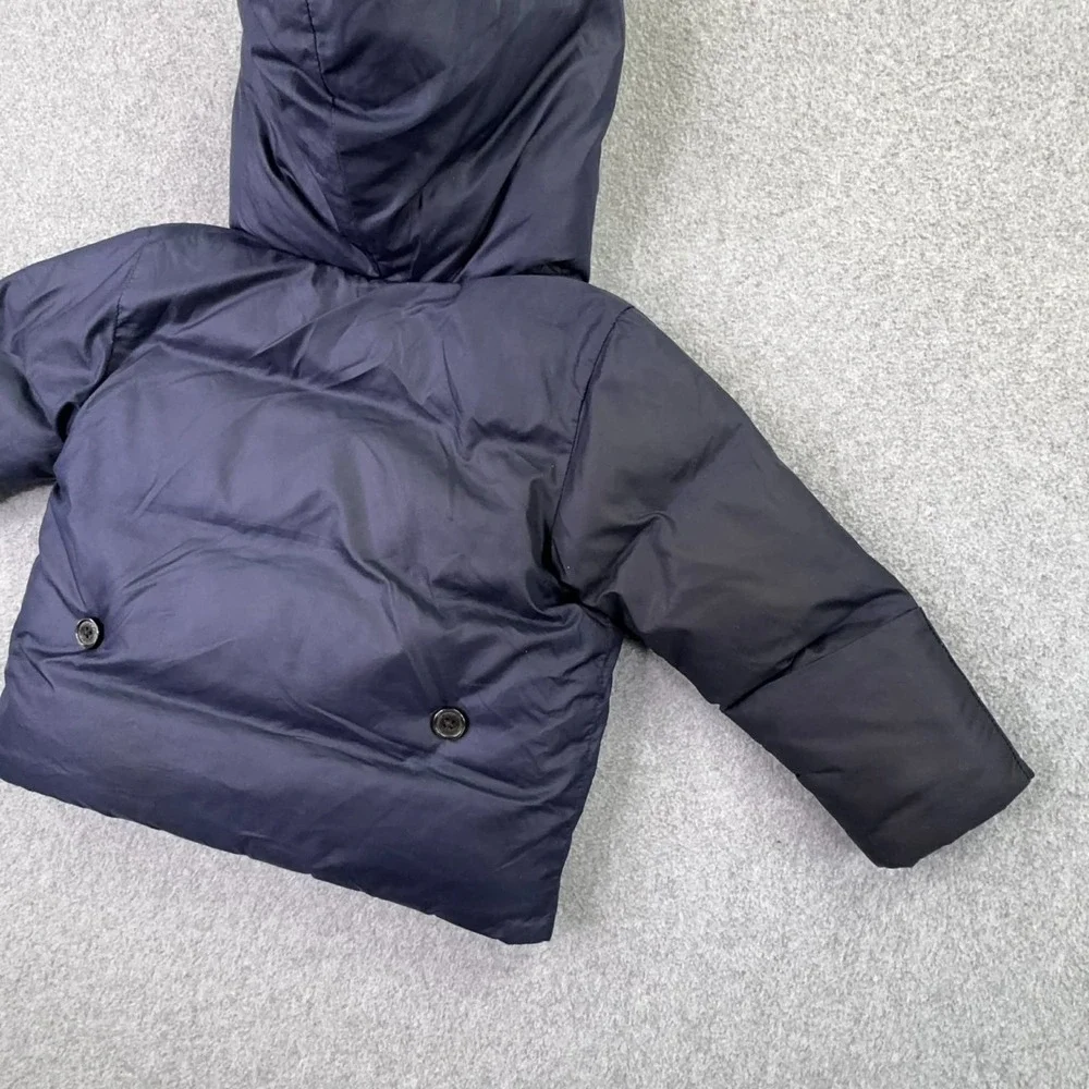 Ralph Lauren Infant Down Puffer Jacket Size 6M‎ Navy Pony Pockets Preppy City